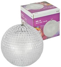 Brillantini Palla 10cm Sfera a Specchio Leggero Argento per Discoteca & Feste