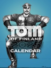 Calendario Tom of Finland 2025 (ufficiale, gay, uomo, pantaloni di pelle)