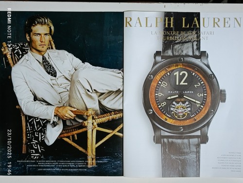 Pubblicità stampa orologio