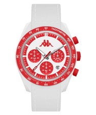 Orologio Unisex Bianco e Rosso