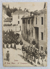 cartolina vicenza schio reggimentali alpini 6 rgt 61 cmp primi 900 formato picco