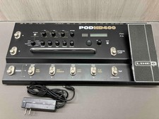 LINE6 POD HD400 Pedale Chitarra Multieffetto Nero Funzionamento Confermato Giappone Usato