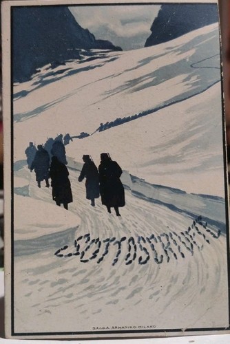 Ww1 cartolina prestito - cartolina,