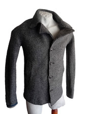 REPLAY Giubbino da uomo Giubbotto Cappotto Giacche Long Jacket misto lana size M