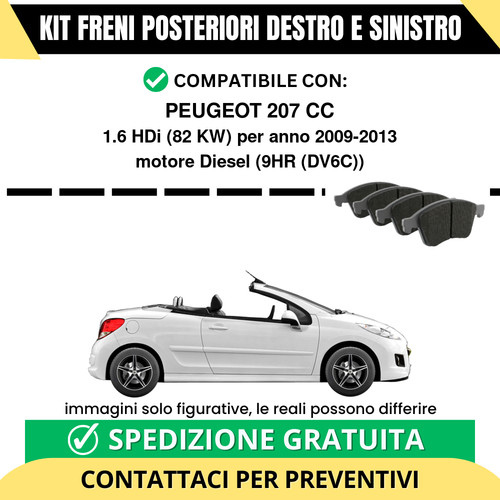 Pastiglie freno posteriori - freno,