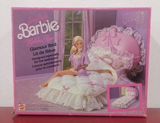 BARBIE Glamour Bed - Letto Sogni Rosa Anni 80 Mattel Completo