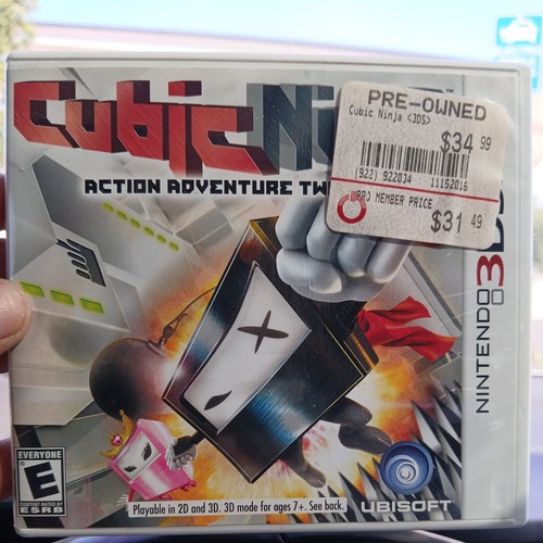 Cubic ninja cib nintendo 3ds - cubic,