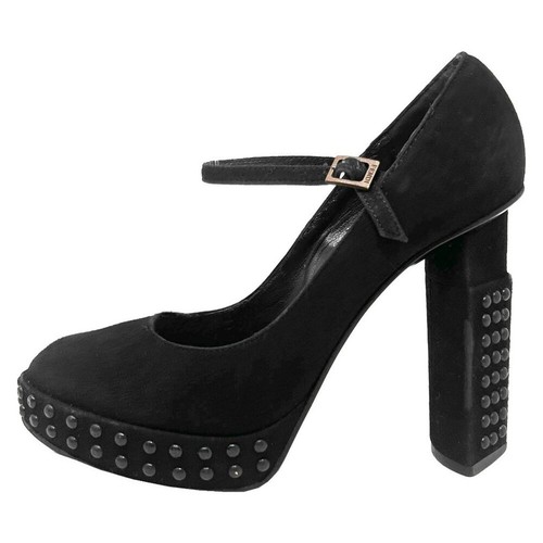 Decolte fendi nere - nere, scamosciate