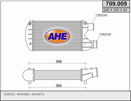 Intercooler fiat brava - fiat, 182_