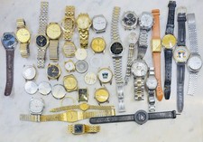 Lotto Orologi Citizen Vintage Modelli Misti Oro Argento Ricambi Riparazione Non Funzionanti