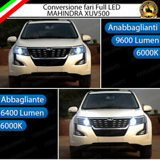 CONVERSIONE FARI FULL LED MAHINDRA XUV500 CANBUS 6000K BIANCO 16000 LUMEN