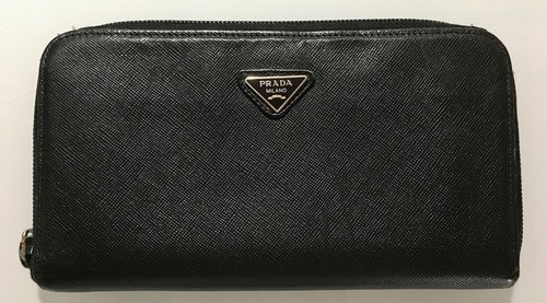 Prada portafoglio grande nero - grande,