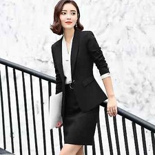 Tailleur completo donna nero
