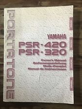 Yamaha PSR-420 PSR-320 Owner’s Manual In 4 Lingue