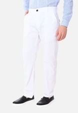 Pantaloni Uomo Eleganti Lino e Cotone Pantalone Leggero Regular Fit Casual