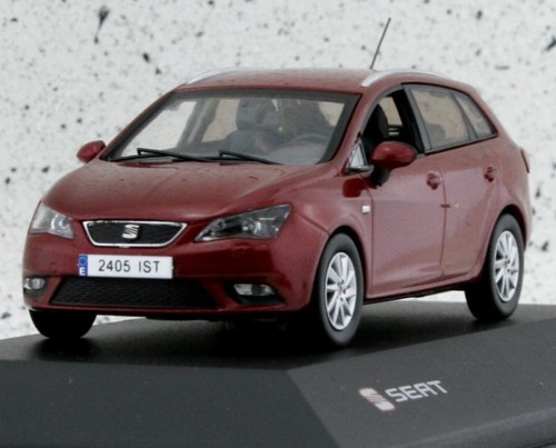 Seat ibiza rosso scuro - st,