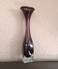 Vaso in vetro vintage anni 60