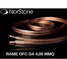 NORSTONE CL 400 CAVO DIFFUSORI RAME OFC  2 x 4.00mmq PREZZO A Metro Lineare