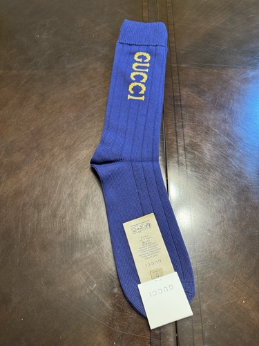 Calze gucci logo navy nuove - logo,