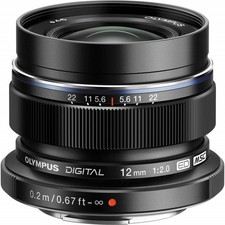 Olympus Zuiko 12mm F/2 ED MFT Pari al nuovo bellissimo NO scatola AAAAAAA+++++++