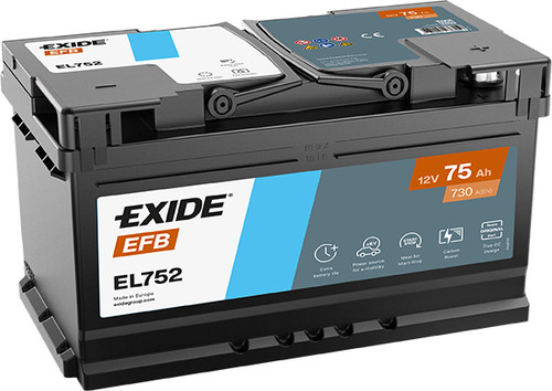 Batteria per auto exide el752 - per,