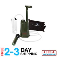 Sistema di Filtrazione Acqua Portatile Professionale - Purificatore Sopravvivenza Leggero per Campeggio