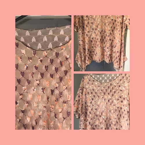 Maglia donna marrone con - maglia, cuori