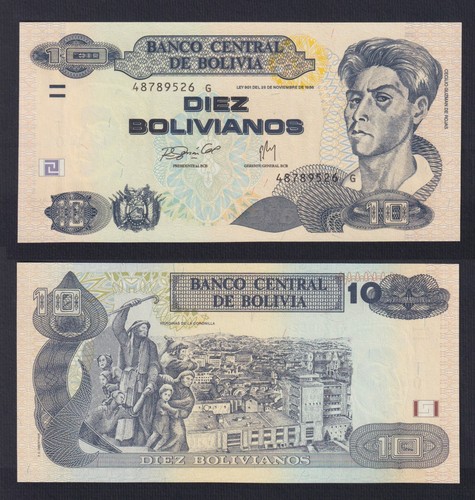 Banconota bolivia - banconota, 10