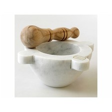 Mortaio Marmo Bianco Con