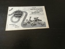 1957 LAMBRETTA MOTO SCOOTER AGIP SUPER MISCELA CONCORSO PUBBLICITA EPOCA VINTAGE