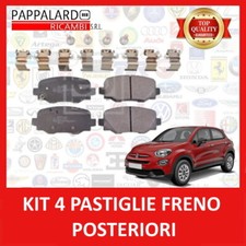 KIT 4 PASTIGLIE FRENO POSTERIORI PER FIAT 500X 1.4 1.6 2.0 MTJ