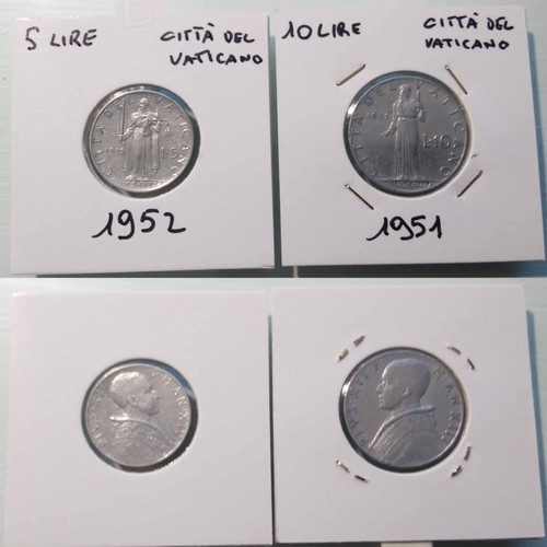 Monete vaticano 5 lire - monete,