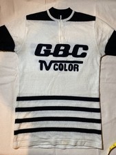 Maglia ciclismo vintage lana GBC colore TV S/M - Eroica