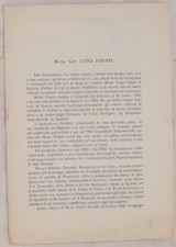 MONSIGNOR CAV. LUIGI FAUSTI