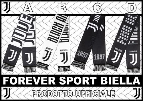 Sciarpa juventus poliestere - sciarpa,