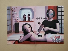 COCA COLA LIGHT DELIGHTFUL RITAGLIO CLIPPING PUBBLICITA' ADVERTISING #457