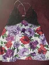 completo intimo donna Victoria's Secret originale taglia M a fantasia fiori