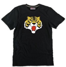 T-shirt TIGER MAN nera