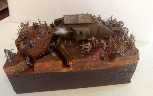 Diorama 1916 francia - ,