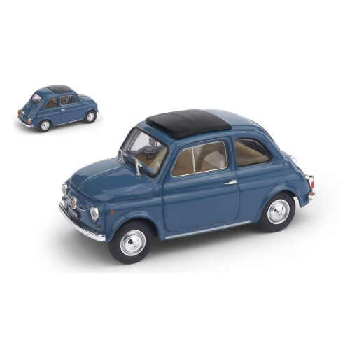 Fiat 500 1965 chiusa blu - fiat,