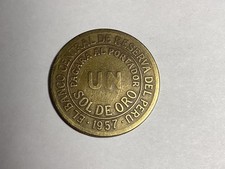 Peru Coin Un Sol De Oro Coin