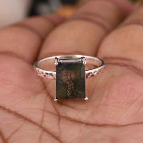 Anello fascia rettangolare con