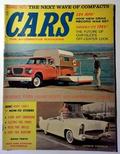 Cars Vintage 1960 Car Magazine Vol. 2 No. 1 August Illustrated Unique Lincoln
