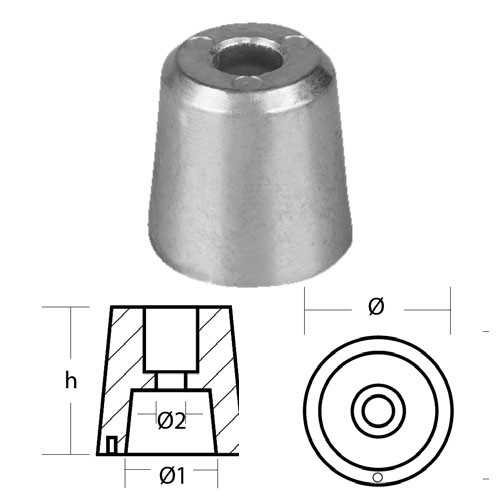 Anodo ogiva tecnoseal per - anodo,