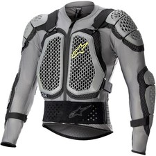 Alpinestars Moto Protetzione Giacca TG XL Bionic Action V2 - Grau-Schwarz-Gelb