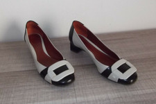 ISLO Scarpe Basse   Ballerine EU 36 Pelle Nero/Grigio HAND Made in Italy da 179€