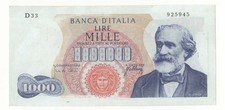 1000 LIRE GIUSEPPE VERDI I°