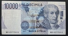  10000 LIRE ALESSANDRO VOLTA