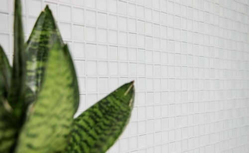 Mosaico mattone vetro - mattone,