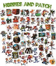 Stickers 60 adesivi Crash